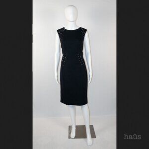 Cache Sleeveless Lace Up Dress